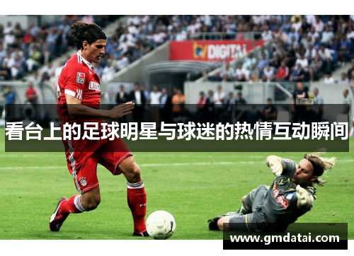 看台上的足球明星与球迷的热情互动瞬间